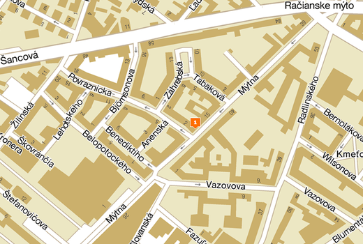 mapa kontakt
